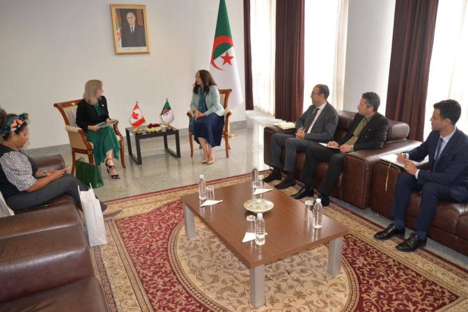 الجزائر تبحث سبل تعزيز التعاون مع إثيوبيا وكندا