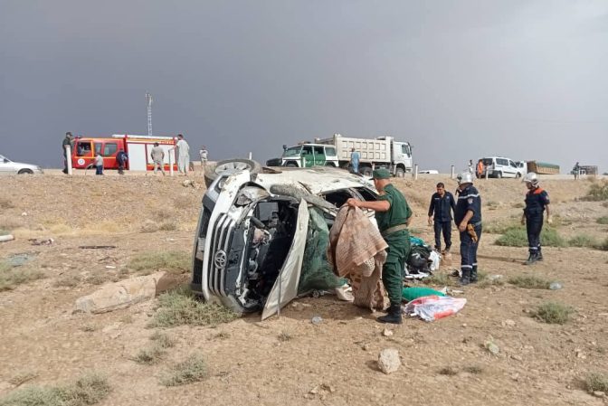 المسيلة.. 7 ضحايا في حادث مرور خطير