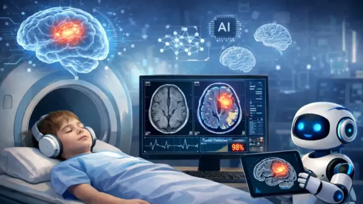 خوارزمية ذكاء اصطناعي تشخص أورام دماغ الأطفال بدقة 92%