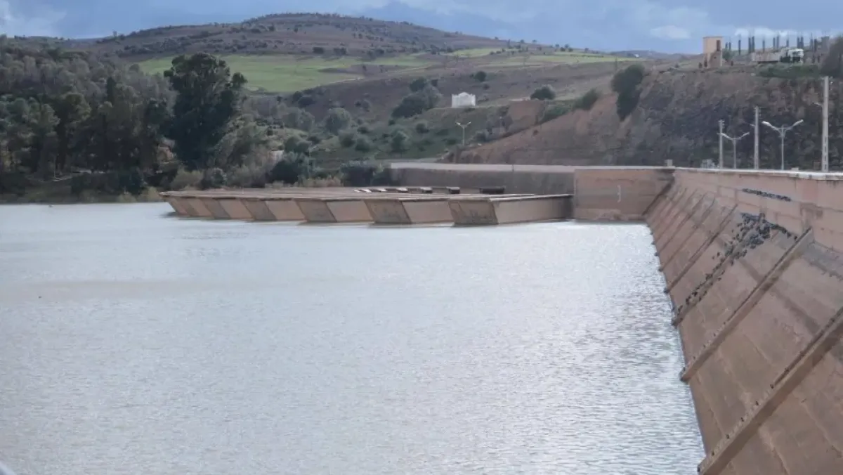 إجراءات لتخفيض منسوب سد بخدة بتيارت بسبب الأمطار