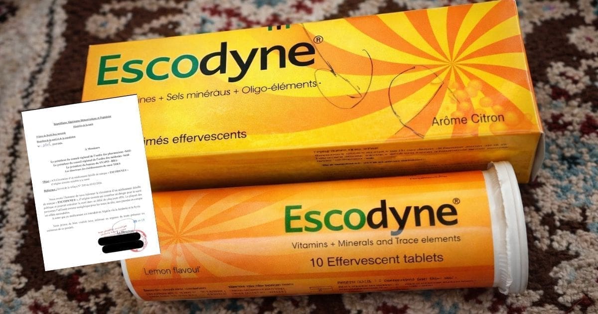 تحذير صحي عاجل من منتج إسكودين المقلد في الجزائر