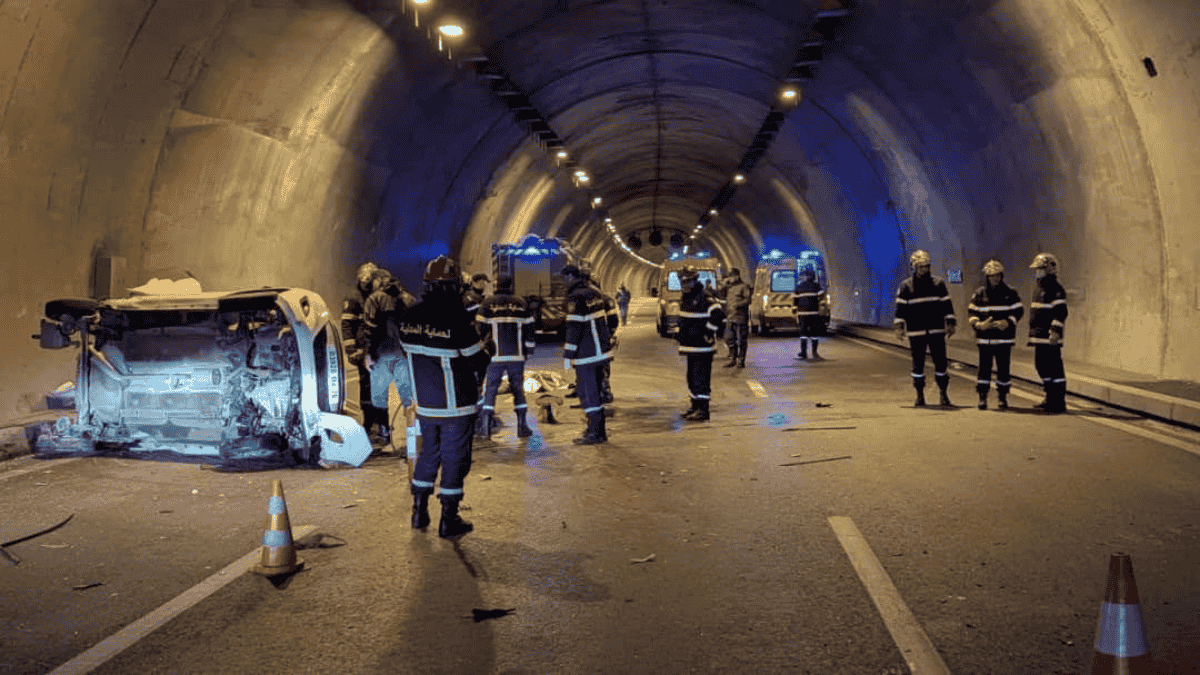 حادث مميت في نفق الشفة يودي بأربع قتلى