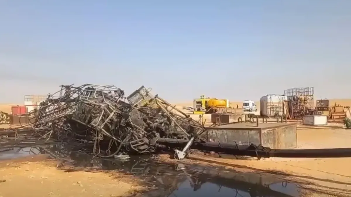 حريق في جهاز الضغط بحقل حاسي مسعود يقتل عاملين