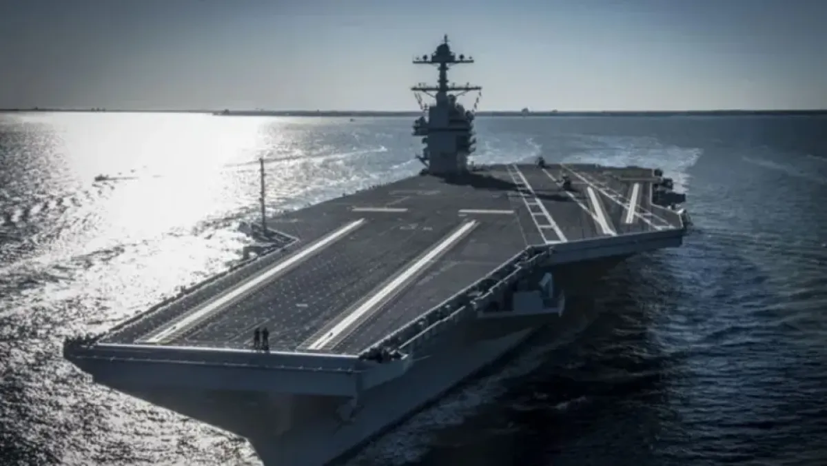 حريق على حاملة الطائرات جيرالد آر فورد يسبب إصابات مستقرة