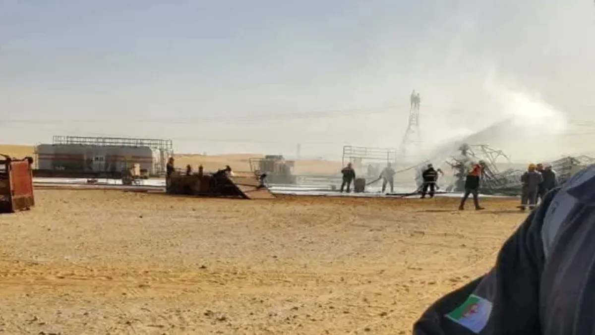 حريق حفارة ENSP بحاسي مسعود يقتل عاملين ويصيب ثلاثة