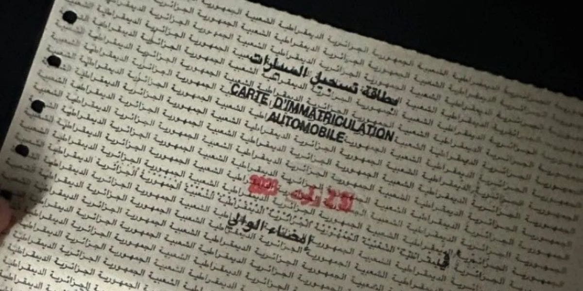 المرحلة الثالثة لتسجيل المركبات في الجزائر تبدأ