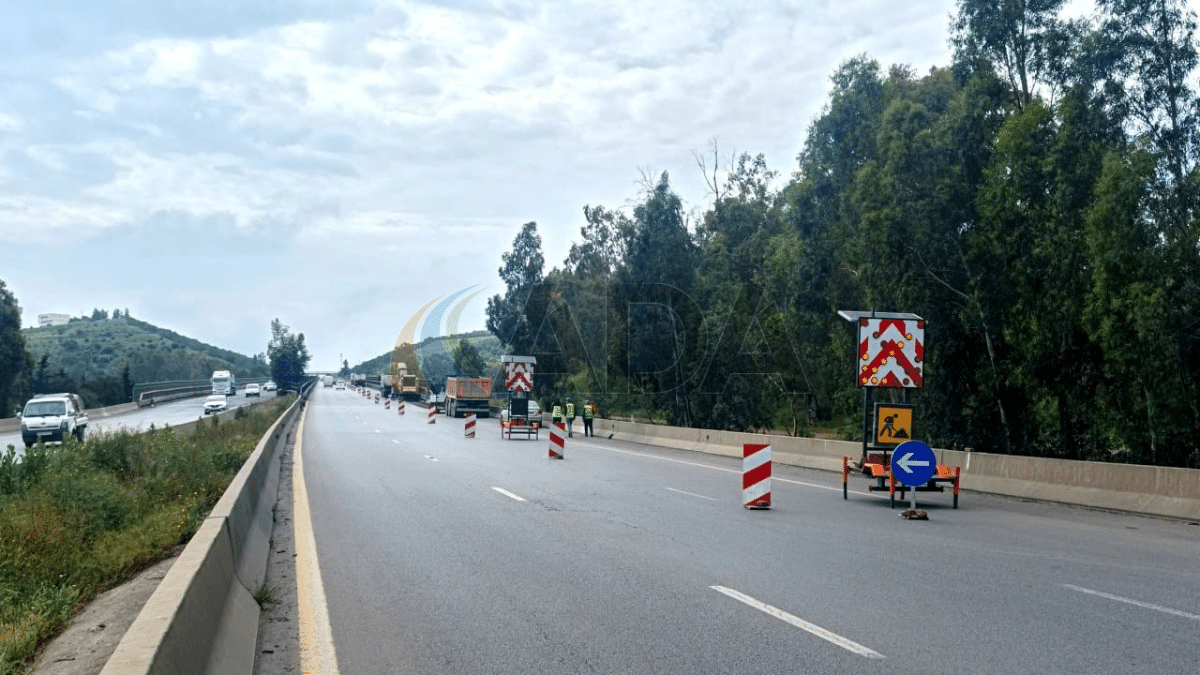 تحويل مؤقت لحركة المرور على طريق شرق‑غرب