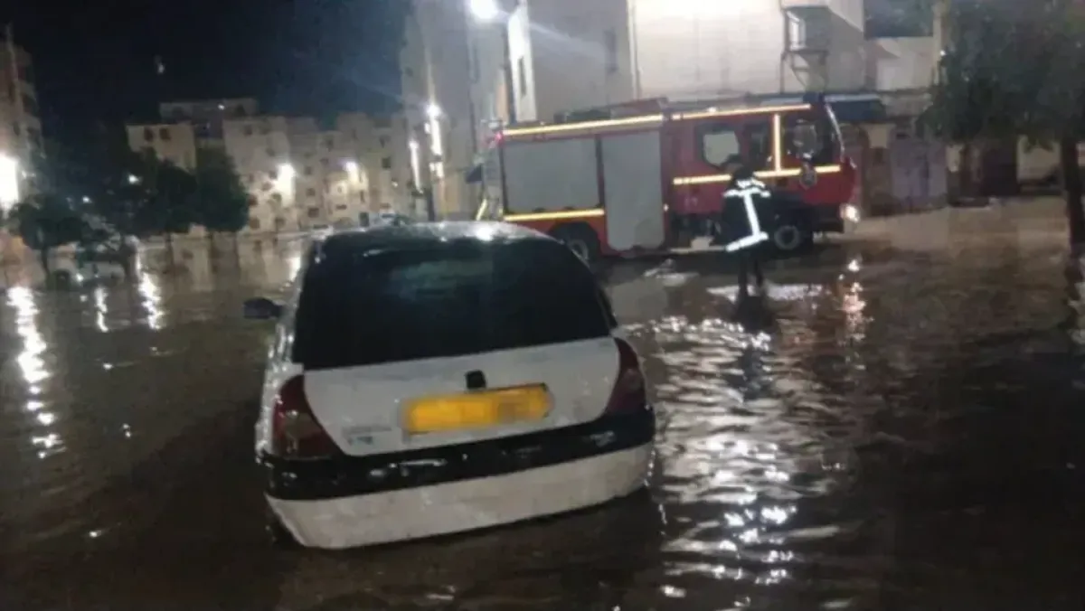 حماية مدنية تتدخل في عدة ولايات جزائرية بسبب الأمطار