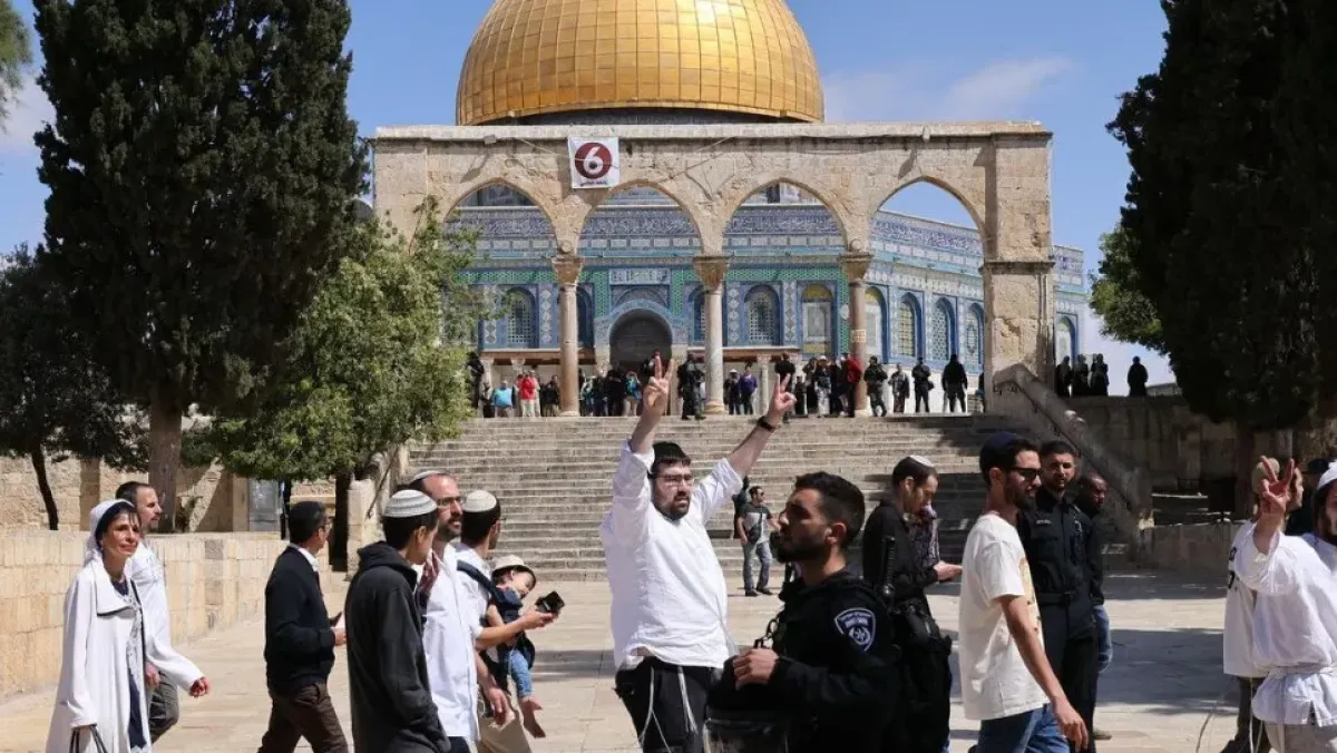 اقتحام مستوطنين متطرفين باحات الأقصى وحث الفلسطينيين على التواجد