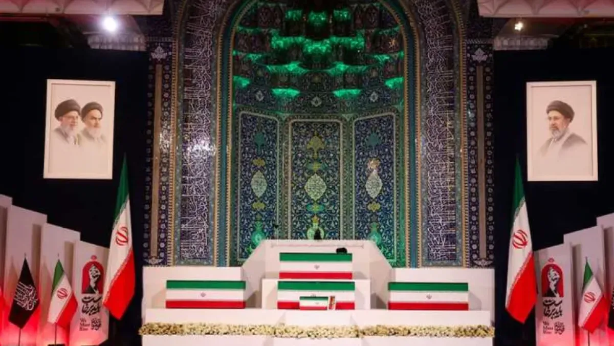 وصول جثمان المرشد علي خامنئي إلى مصلّى طهران