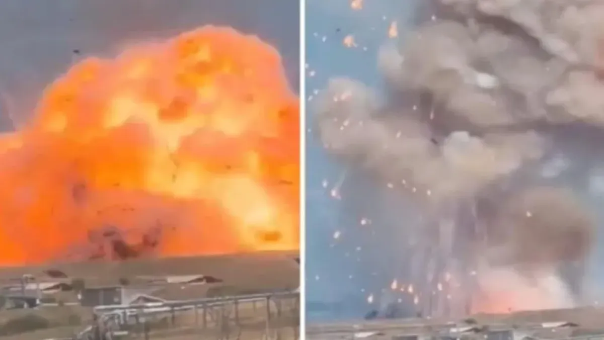انفجار ضخم في مصنع ذخائر كوليفيرو الإيطالي يلاحق دون إصابات