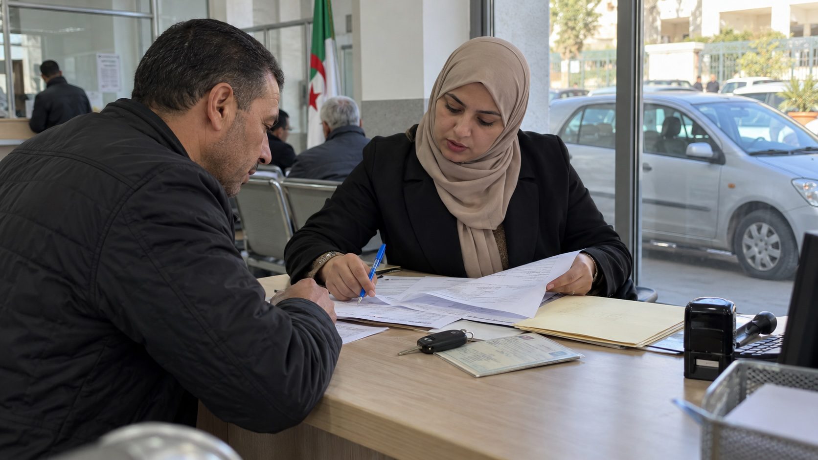 نظام التسجيل الإلكتروني للسيارات في الجزائر 2026