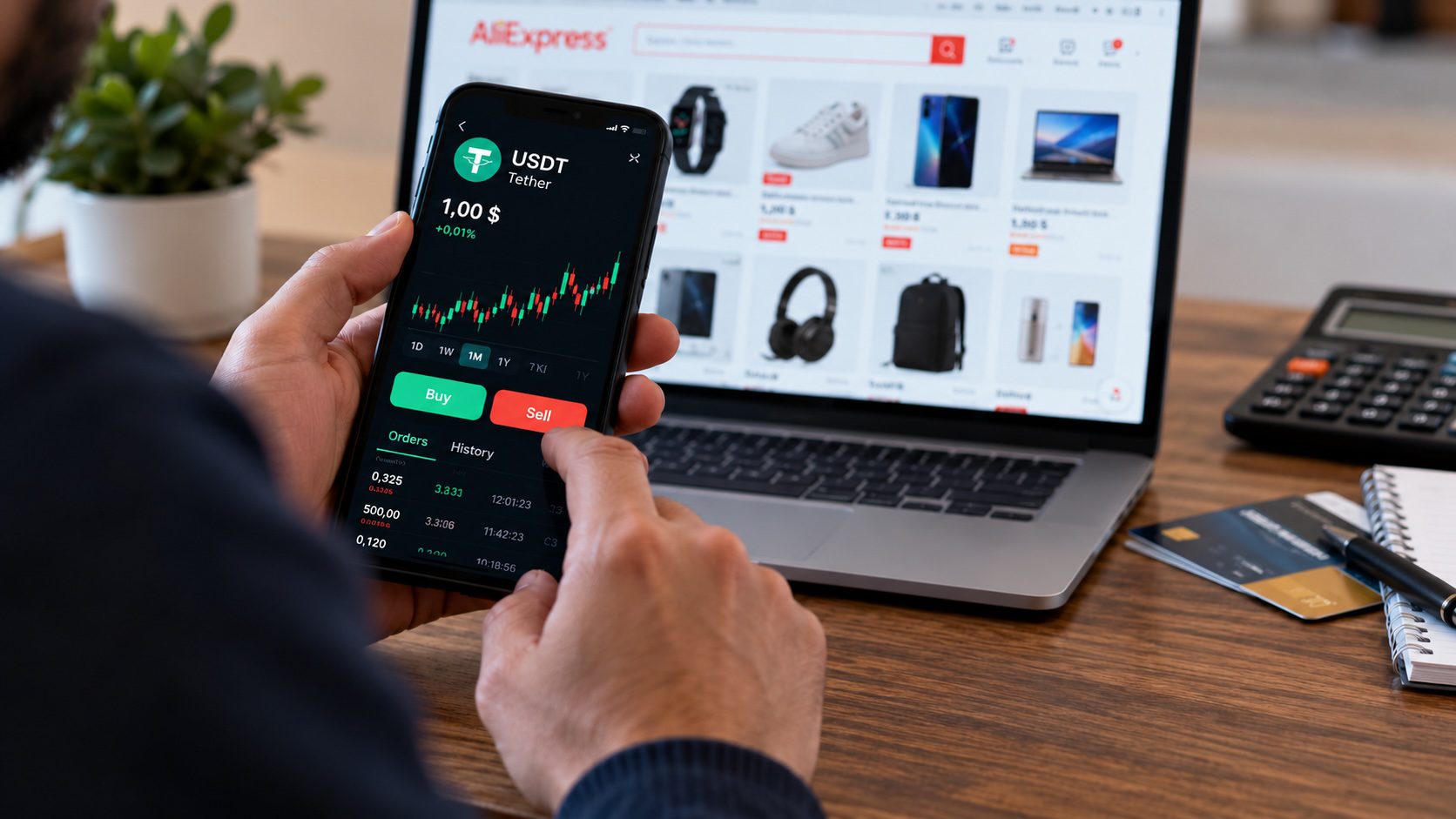 سعر USDT في الجزائر يصل إلى 260 دينار بين الحظر